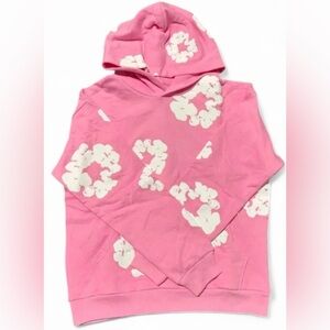Denim Tears Pink Floral Hoodie
